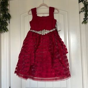 CUTE PIPPA & JULIE RED DRESS SIZE 6X PERFECT FOE THE HOLIDAYS
